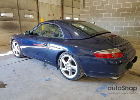 1999 Porsche 911 Carrera z USA, uszkodzony, nr VIN WP0CA2992XS654746